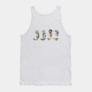 Flowers: Female profile Tank Top